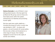 Tablet Screenshot of helenakennedy.co.uk